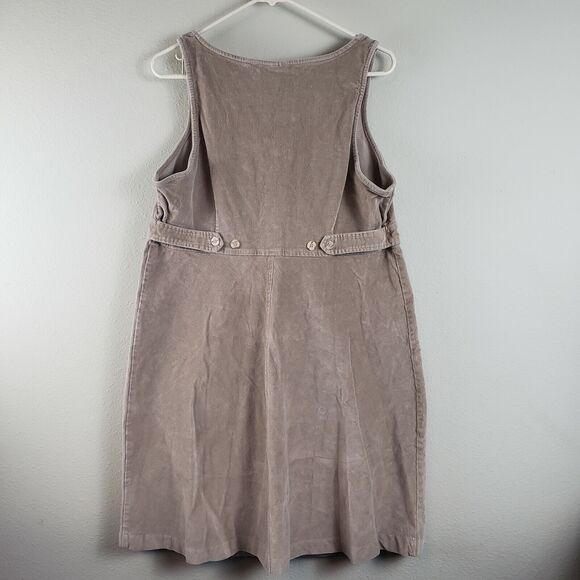 Motherhood Maternity Womens Beige Sleeveless V Neck Above Knee Shift Dress Sz L - Picture 2 of 7